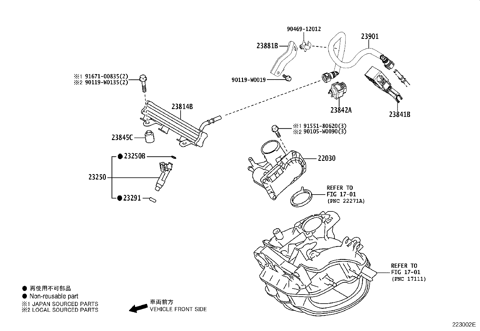 22030-0Q040 BODY ASSY, THROTTLE W/MOTOR product image