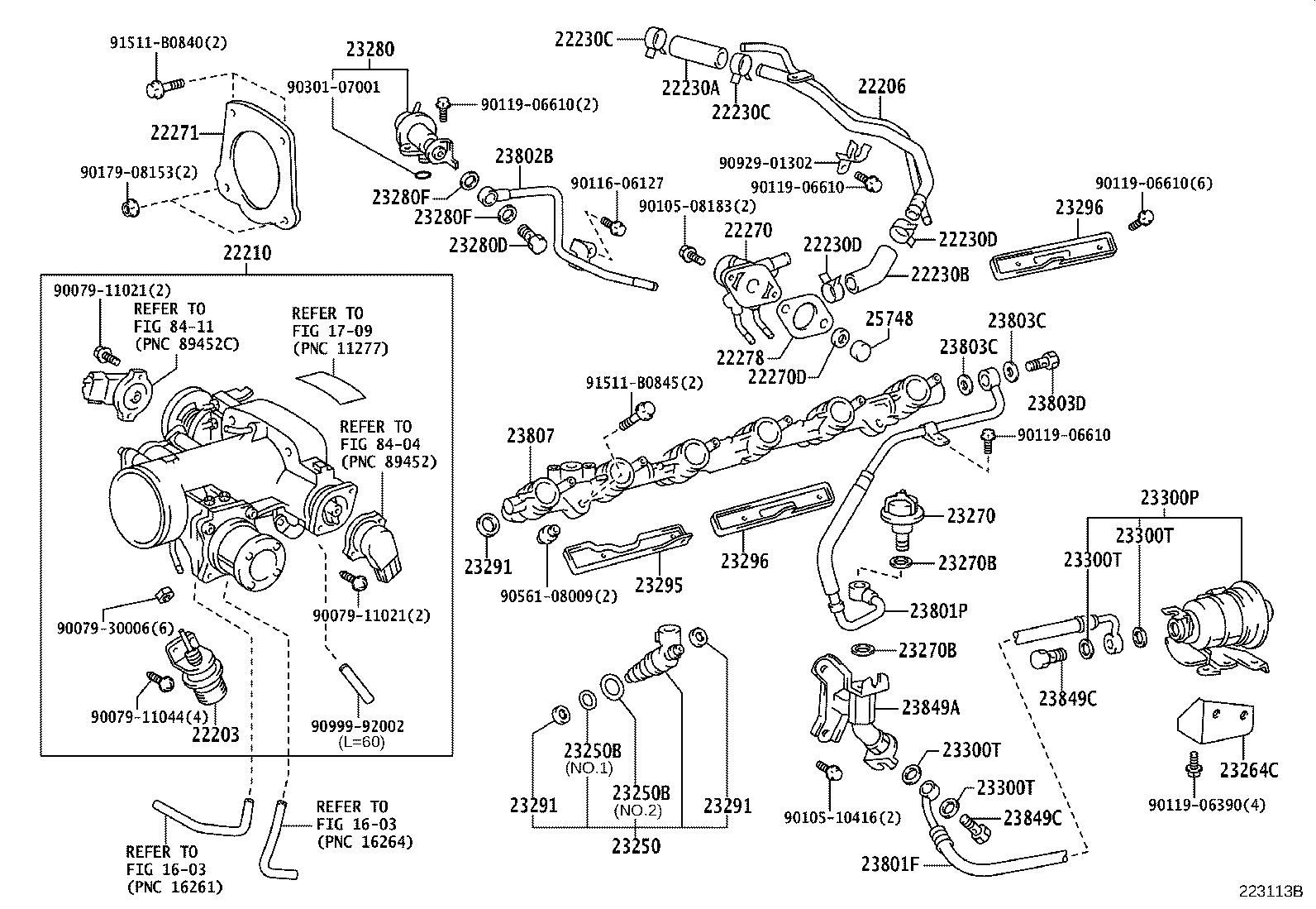22271-46080 GASKET, THROTTLE BODY product image