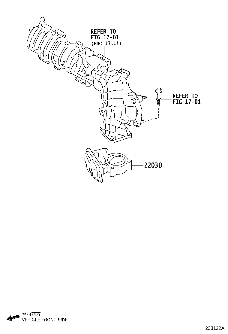 22271-0T021 GASKET, THROTTLE BODY product image