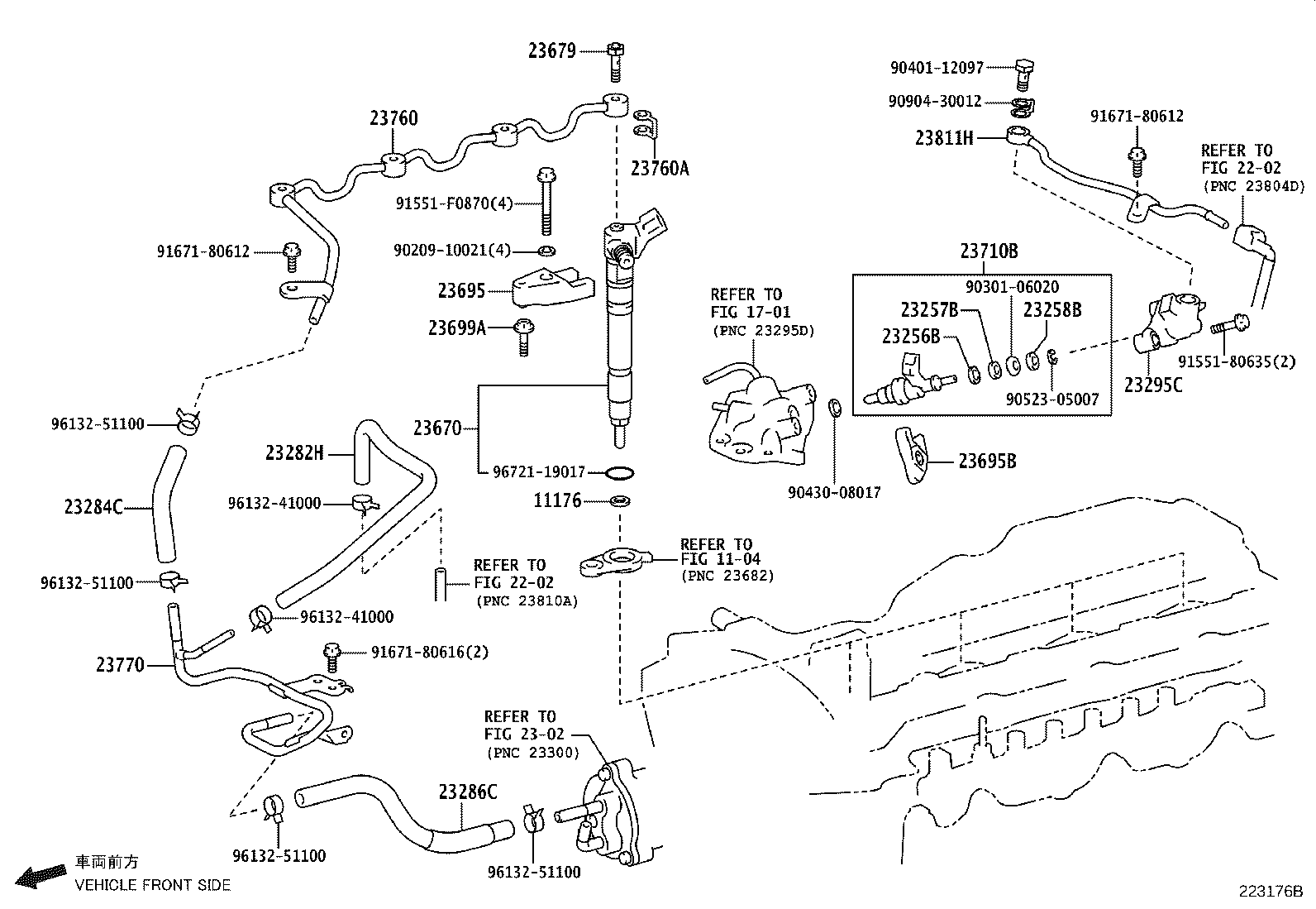 23670-19015 INJECTOR ASSY product image