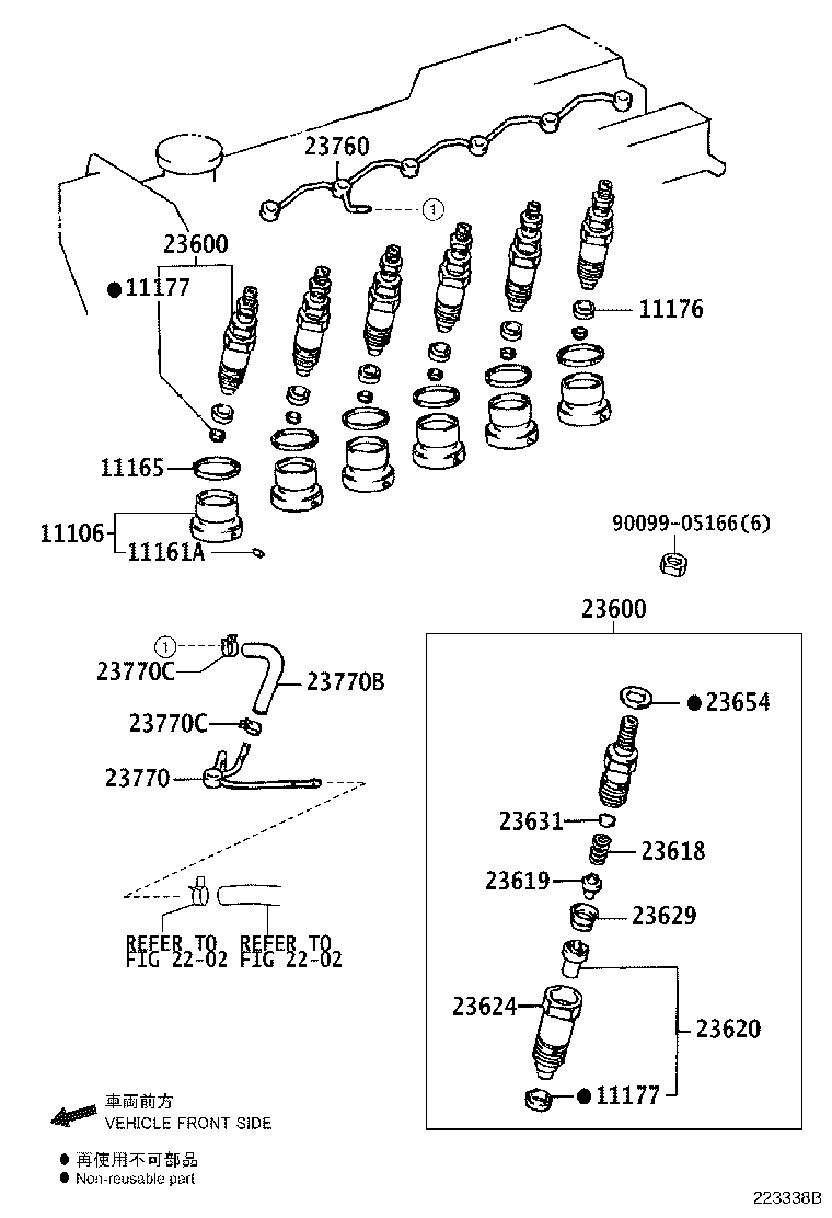 23670-E9293 INJECTOR ASSY product image