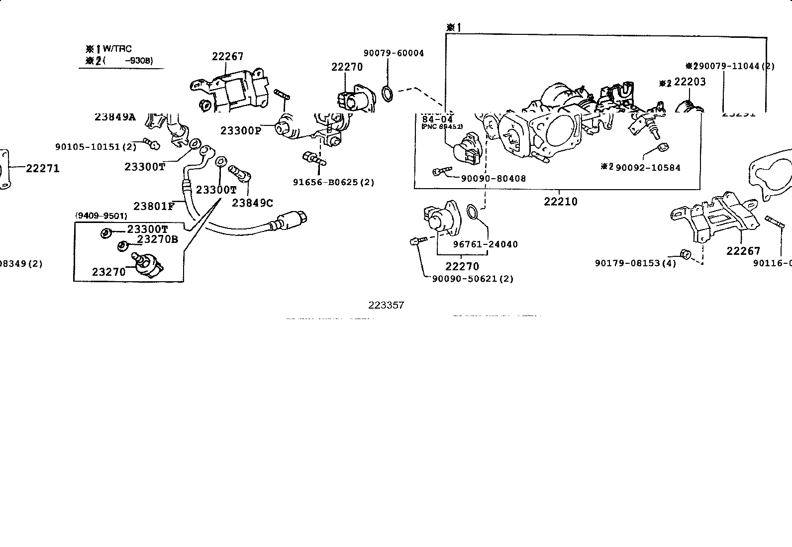 22210-50091 BODY ASSY, THROTTLE product image