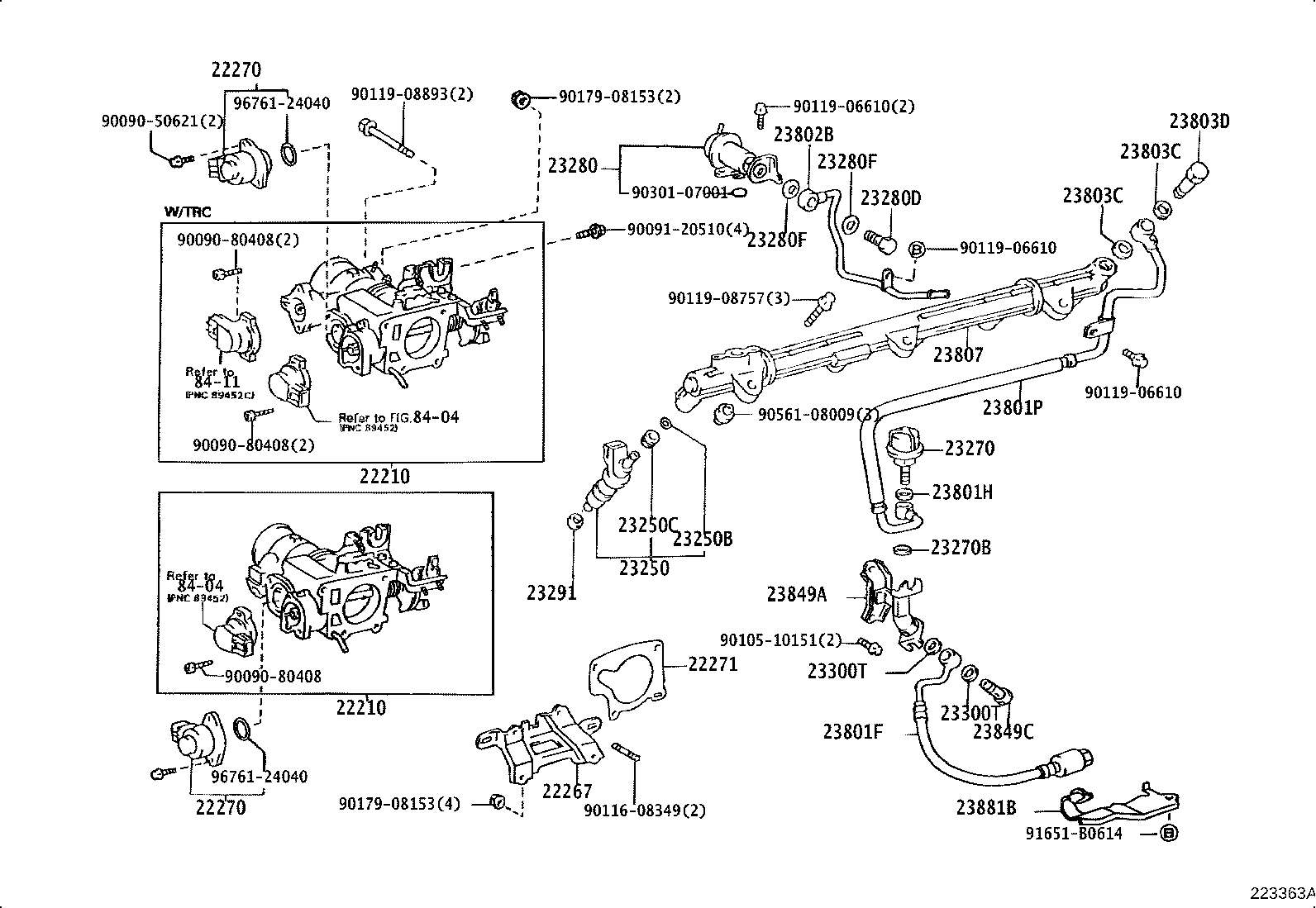 22271-50020 GASKET, THROTTLE BODY product image