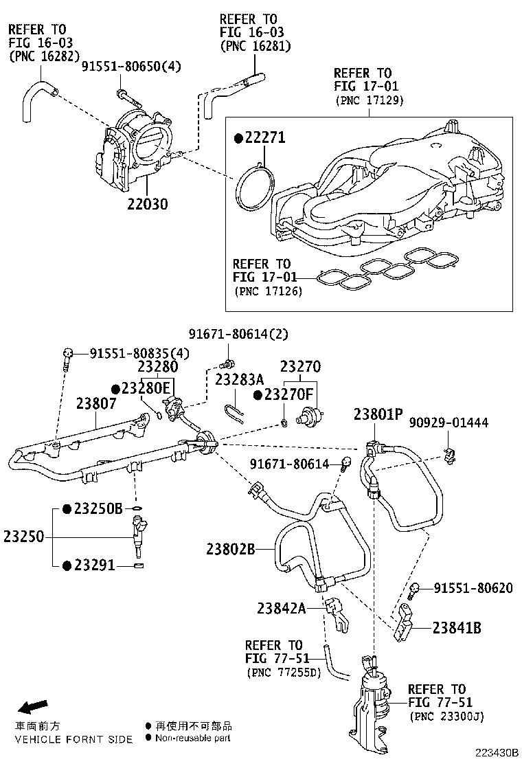 23209-39445 INJECTOR ASSY, FUEL product image