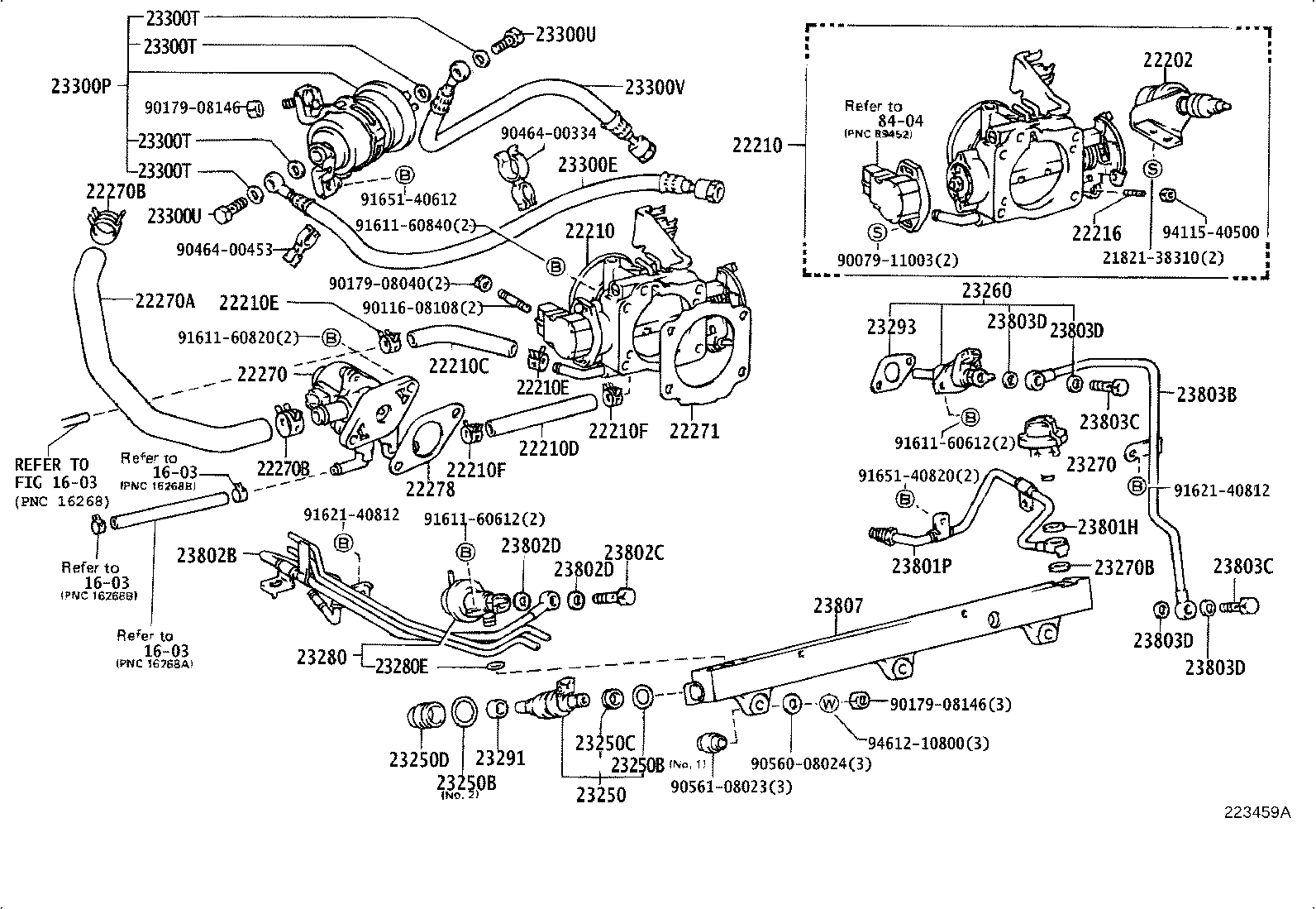 22271-61010 GASKET, THROTTLE BODY product image