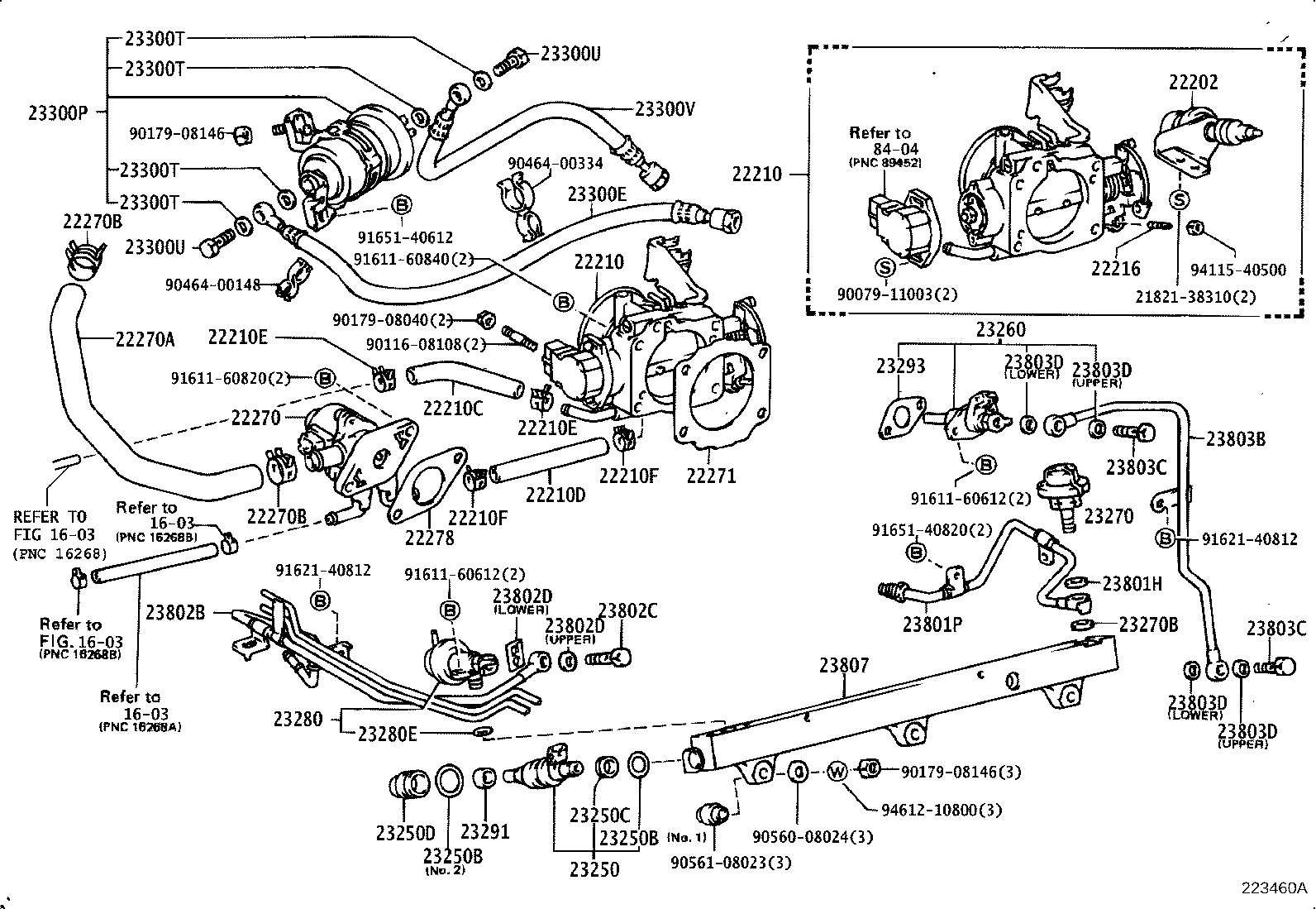 Toyota 23091-61010 TUBE SUB-ASSY, FUEL PUMP