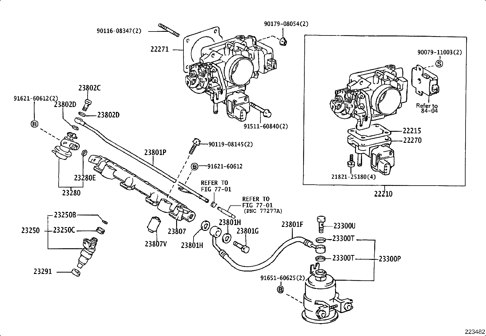 22210-1A080 BODY ASSY, THROTTLE product image
