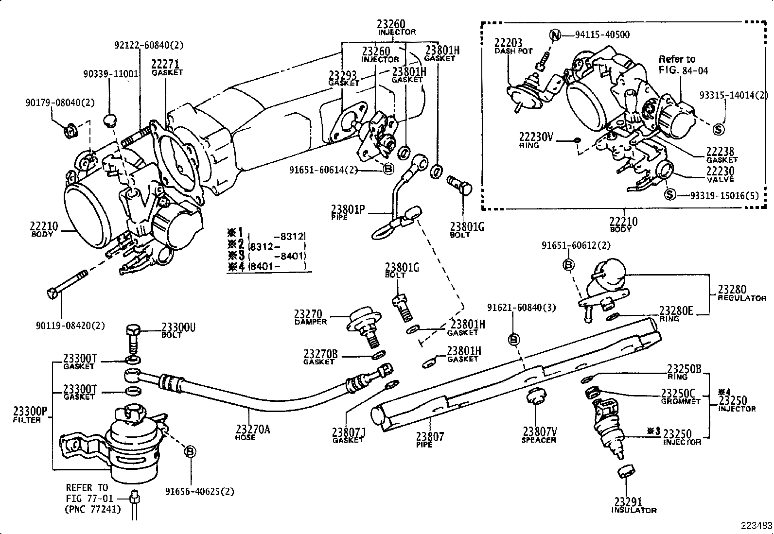 23206-16040 BRACKET, FUEL PUMP product image