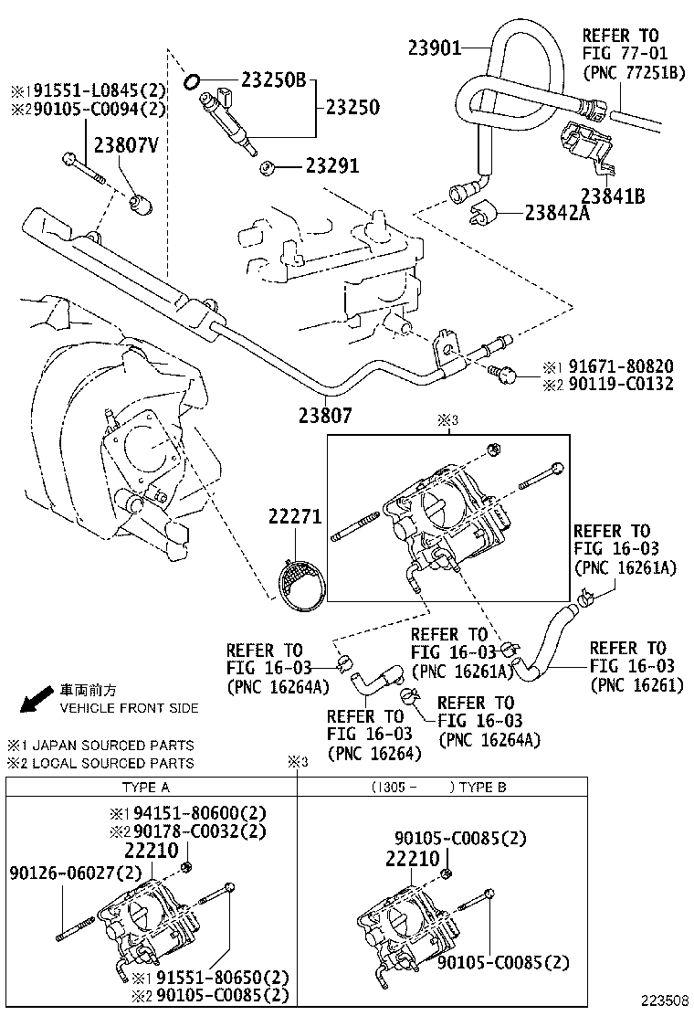 23209-09120 INJECTOR ASSY, FUEL product image