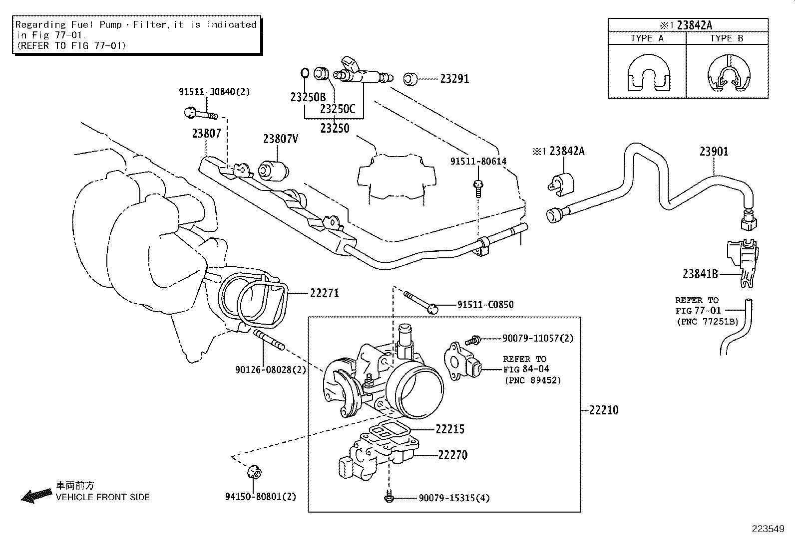23901-22170 TUBE SUB-ASSY, FUEL product image