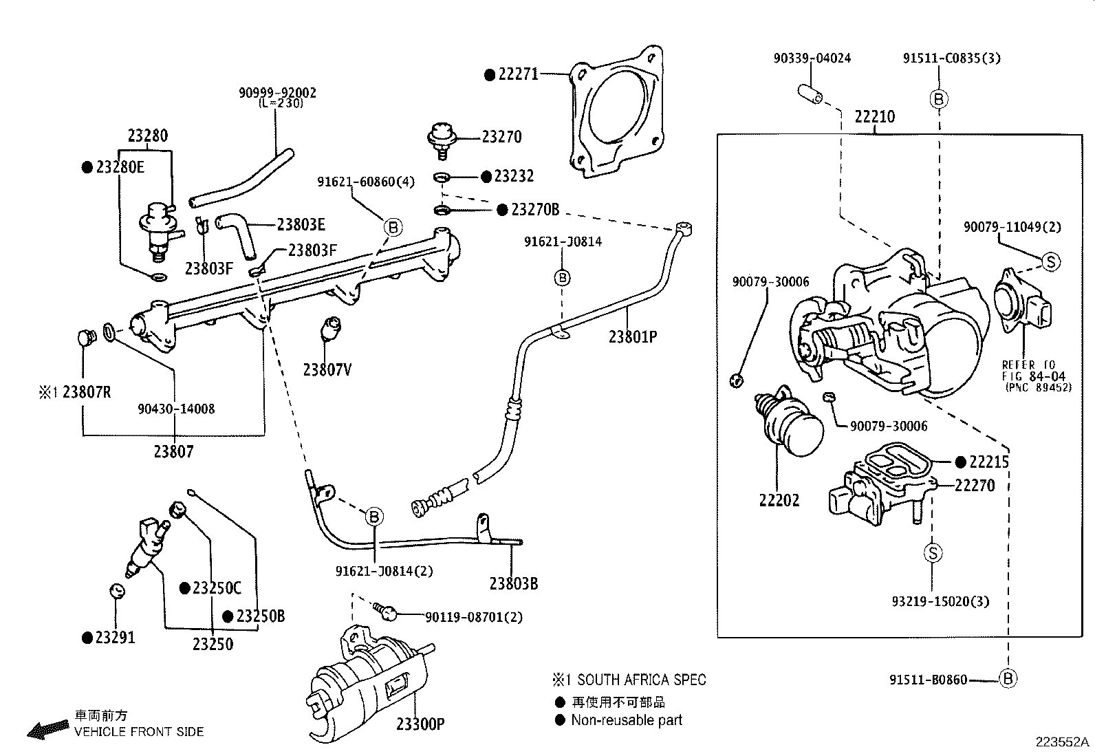 Toyota 23221-66060 PUMP ASSY, FUEL