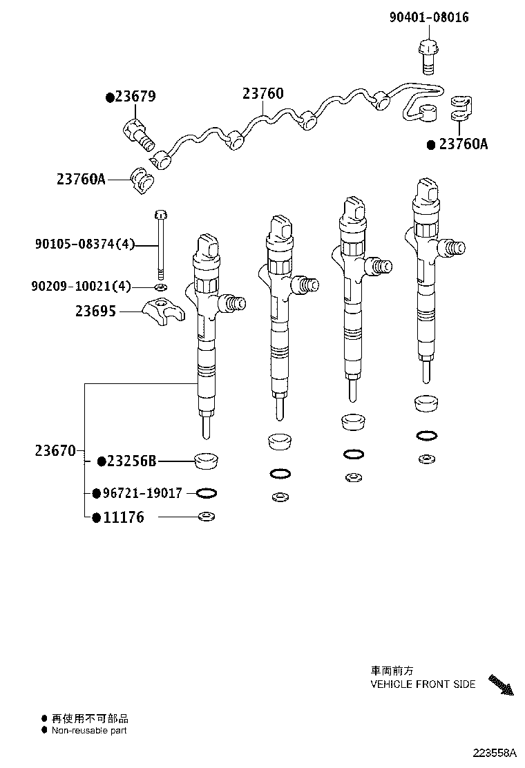 23710-27010 INJECTOR ASSY, EXHAUST FUEL ADDITION product image