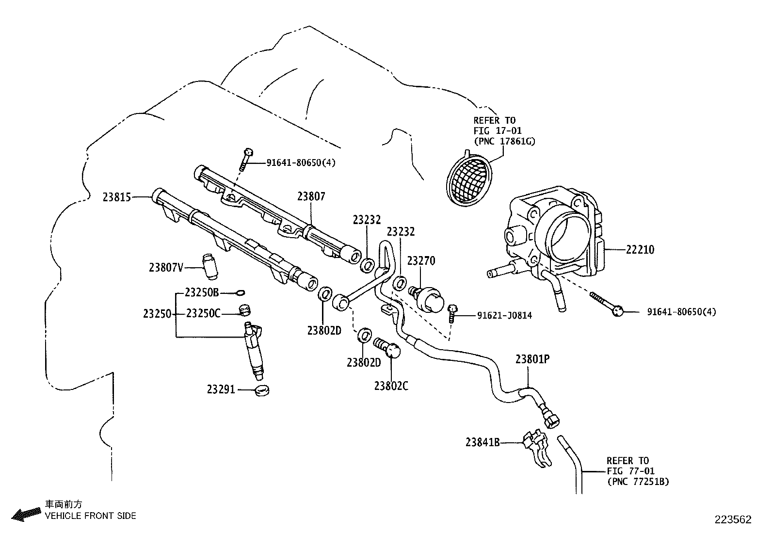 23209-20040 INJECTOR ASSY, FUEL product image