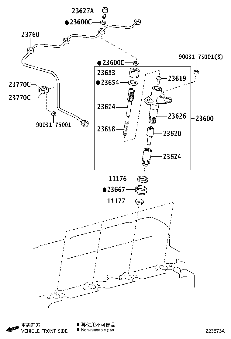 90035-64040 SEAT, INJECTION NOZZLE product image