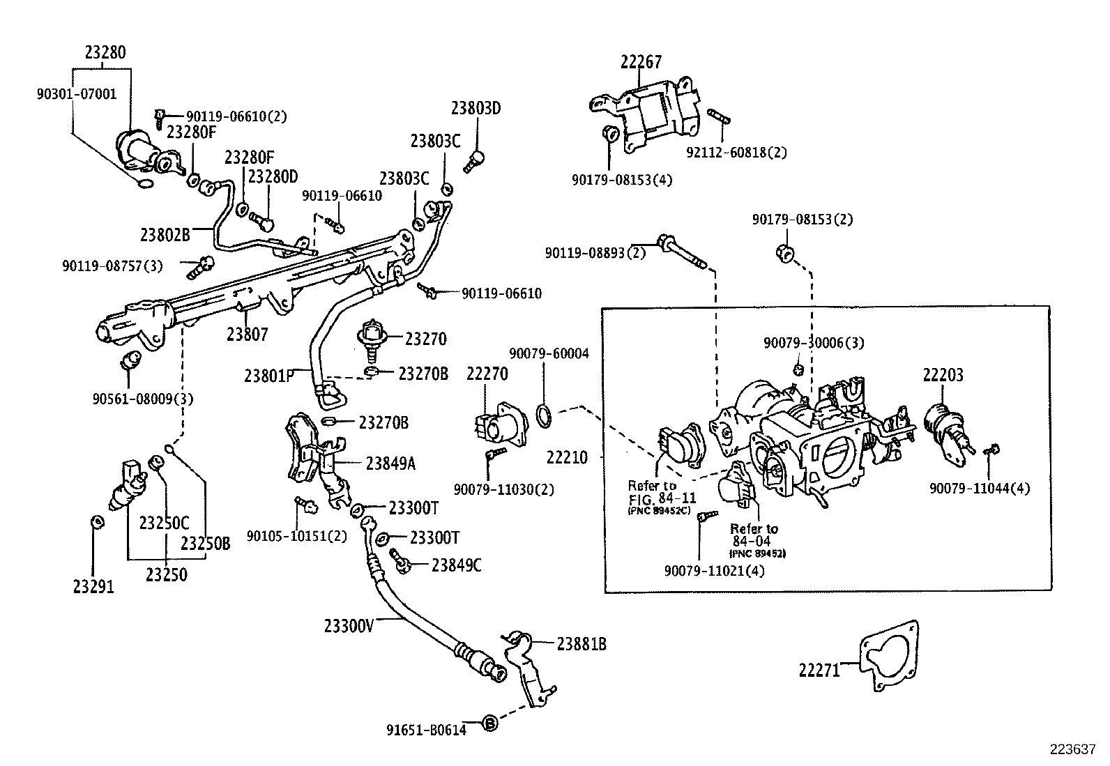 22210-46140 BODY ASSY, THROTTLE product image