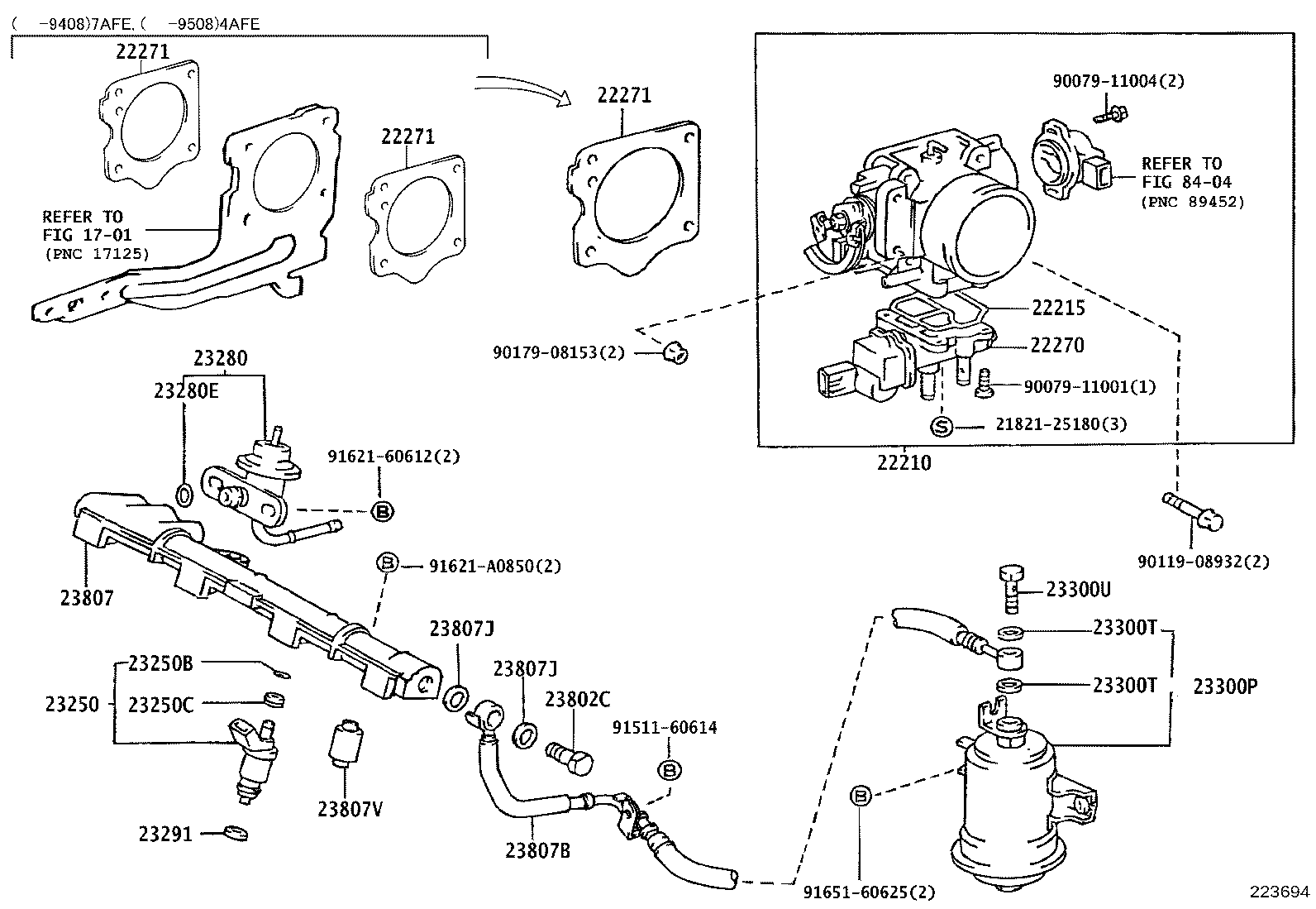 23204-02010 TUBE SUB-ASSY, FUEL PUMP RETURN product image