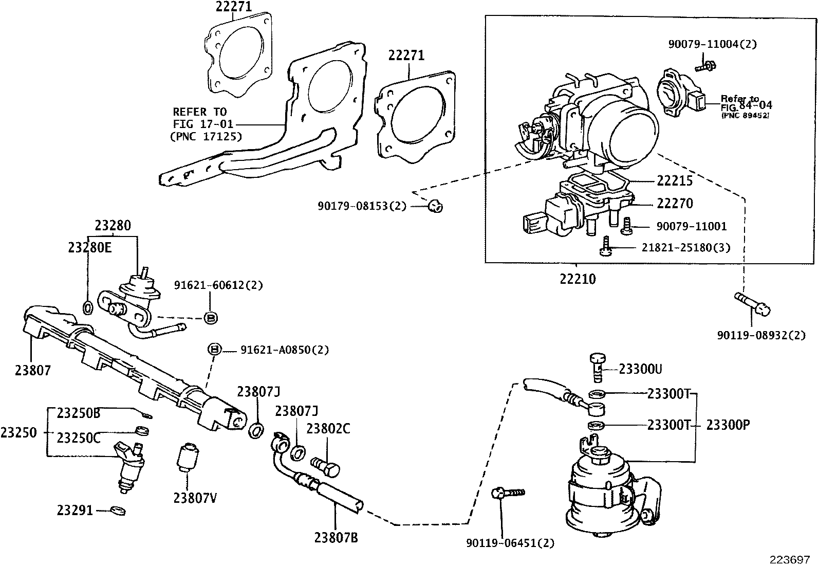 22030-74020 BODY ASSY, THROTTLE W/MOTOR product image