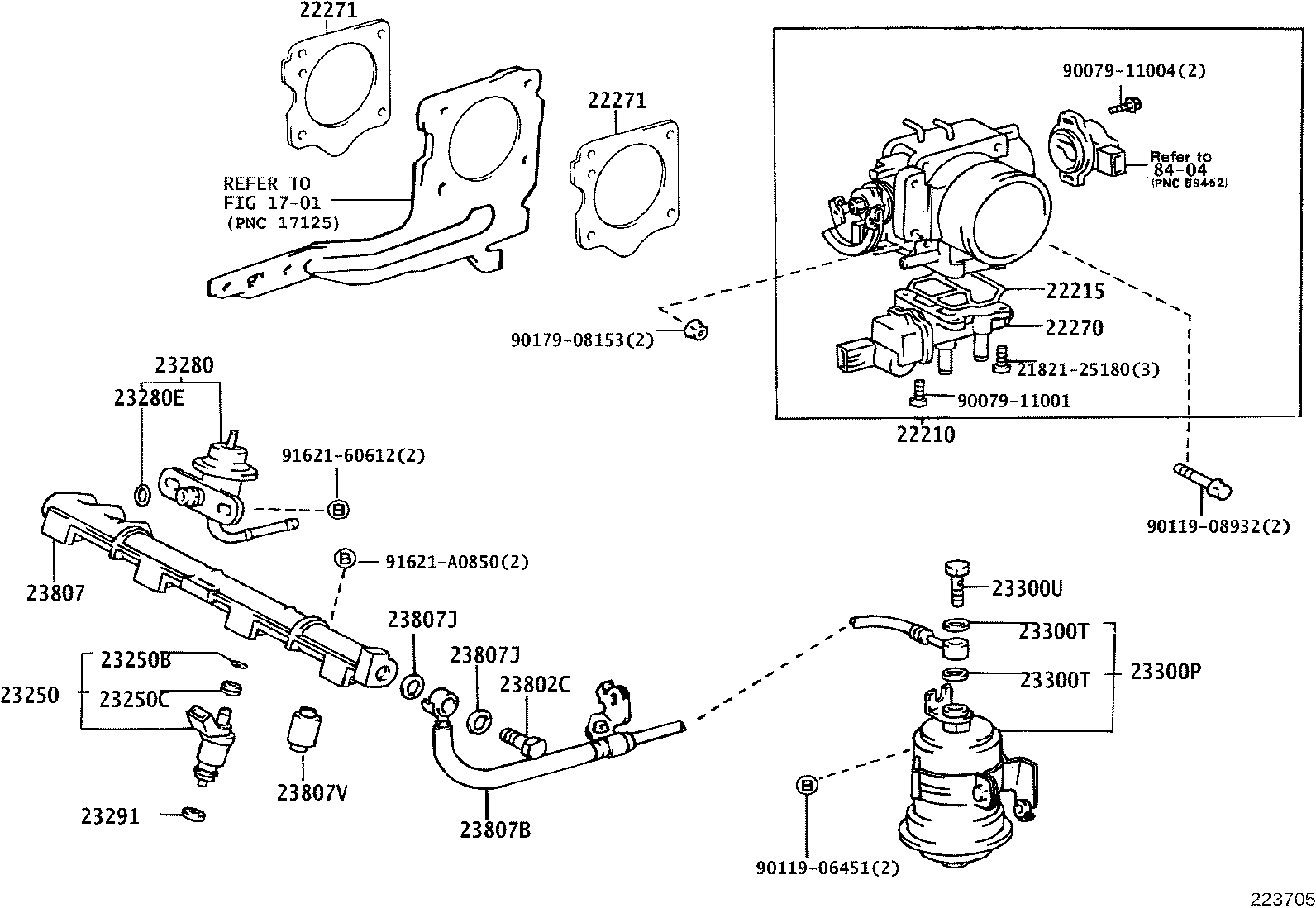 22210-16780 BODY ASSY, THROTTLE product image