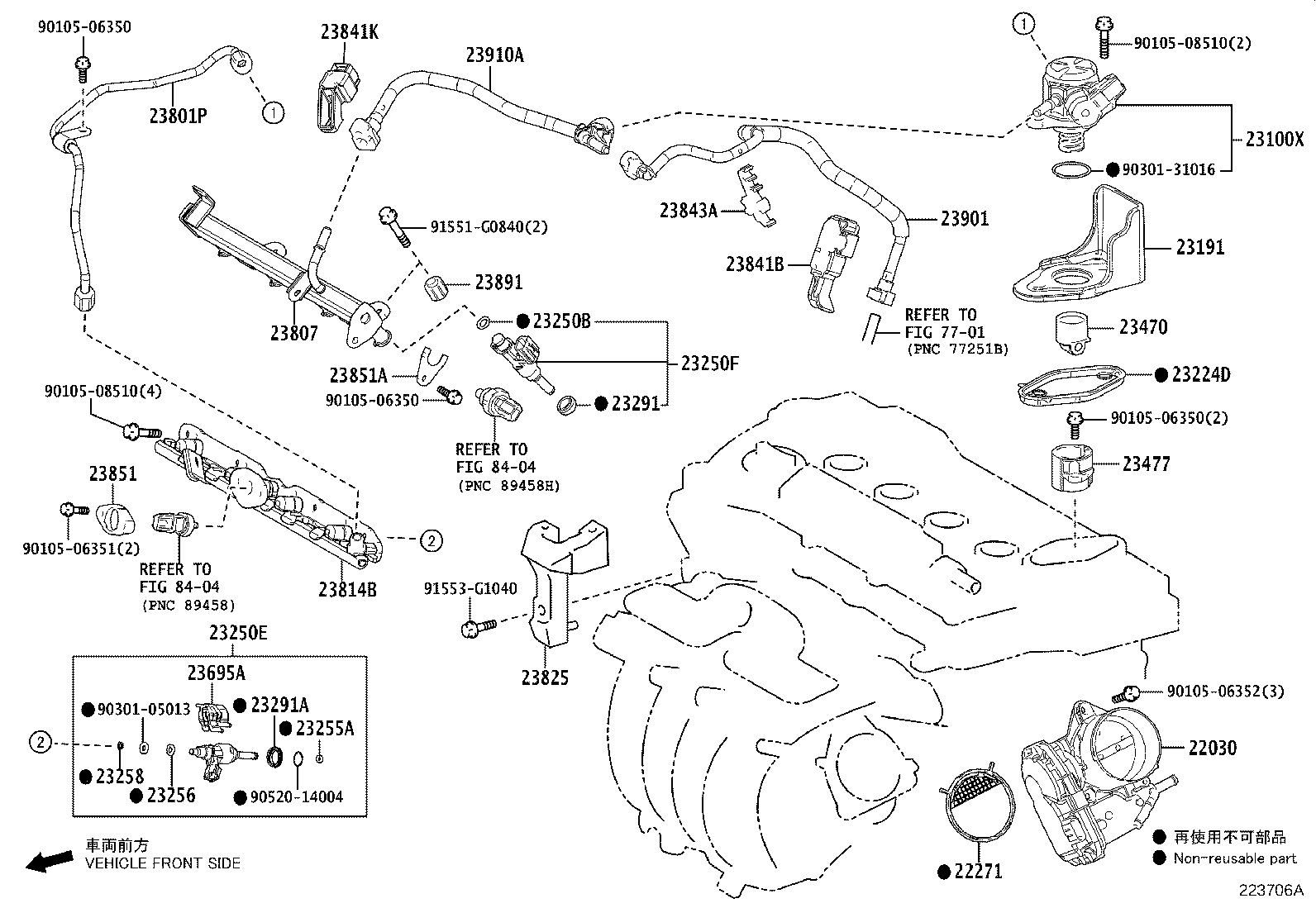 22030-0T150 BODY ASSY, THROTTLE product image
