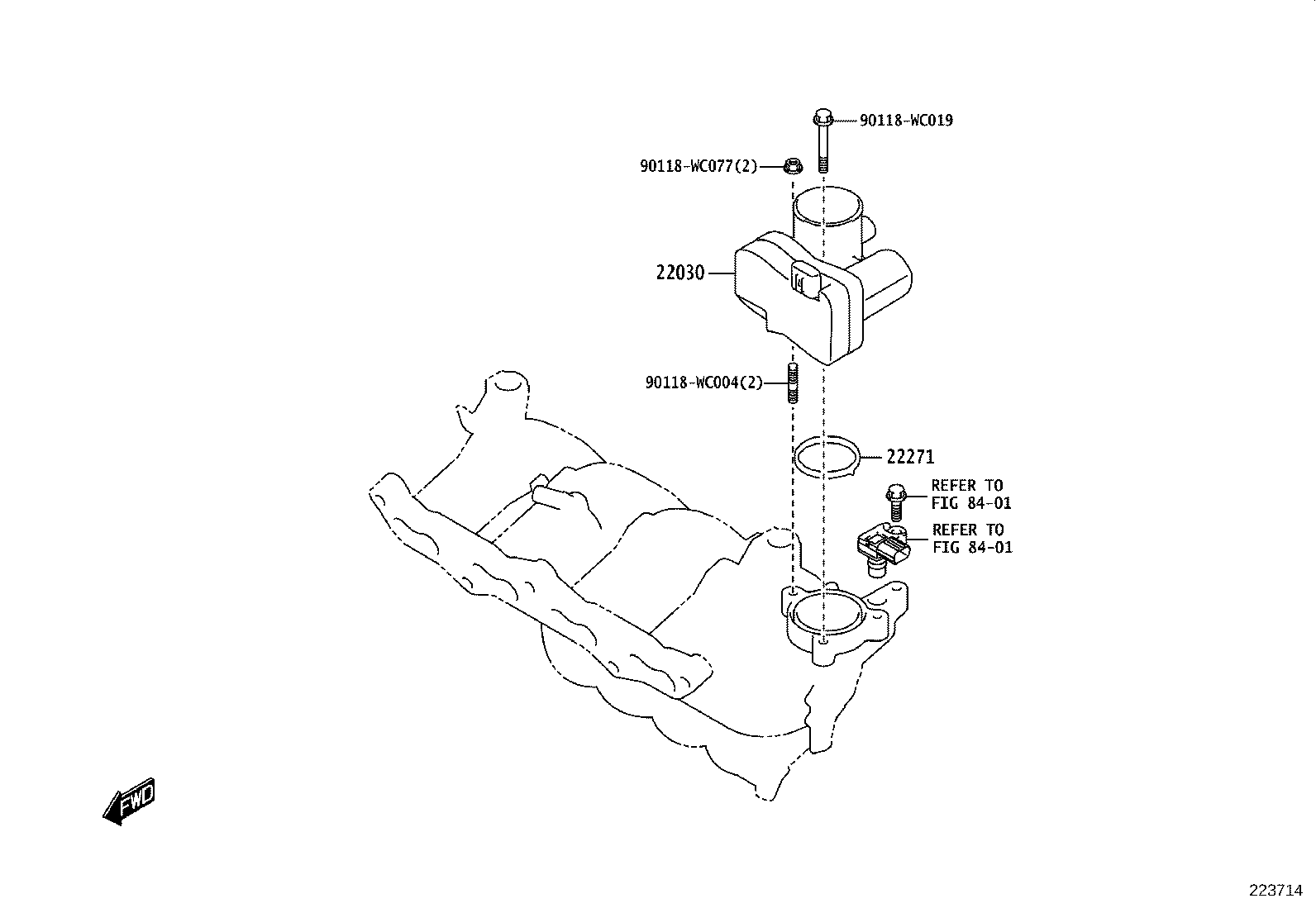 23209-WC002 INJECTOR ASSY, FUEL product image