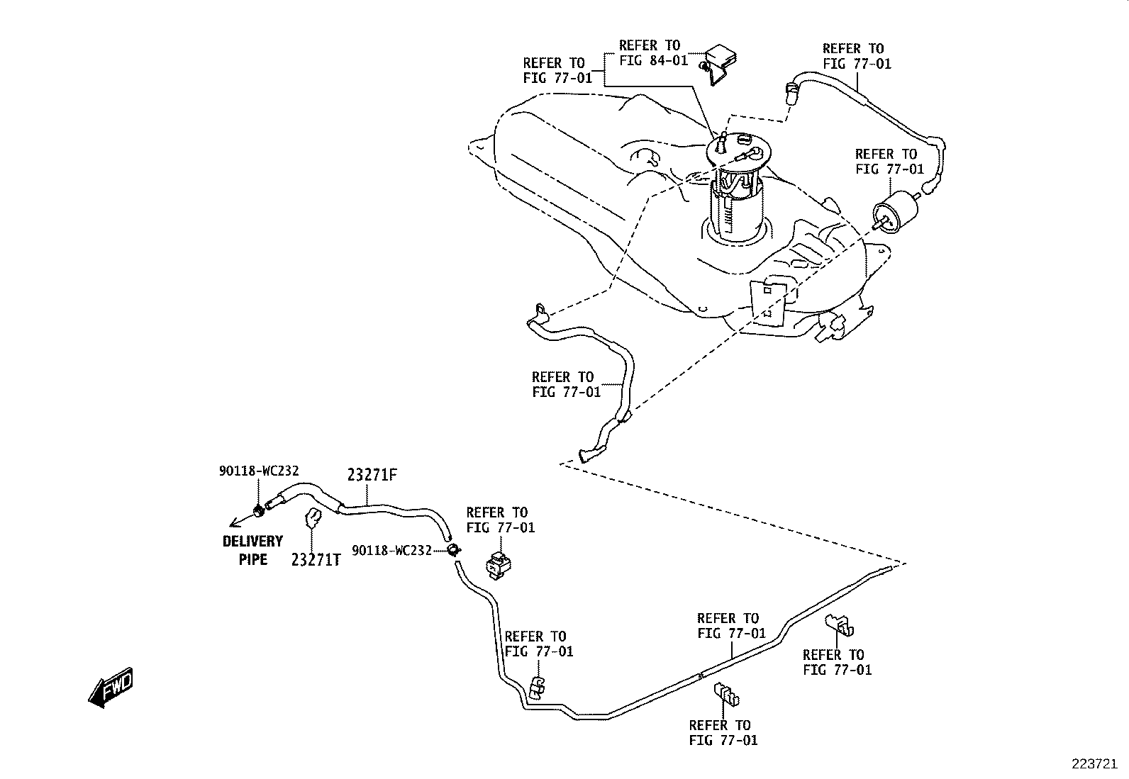 23209-WC002 INJECTOR ASSY, FUEL product image