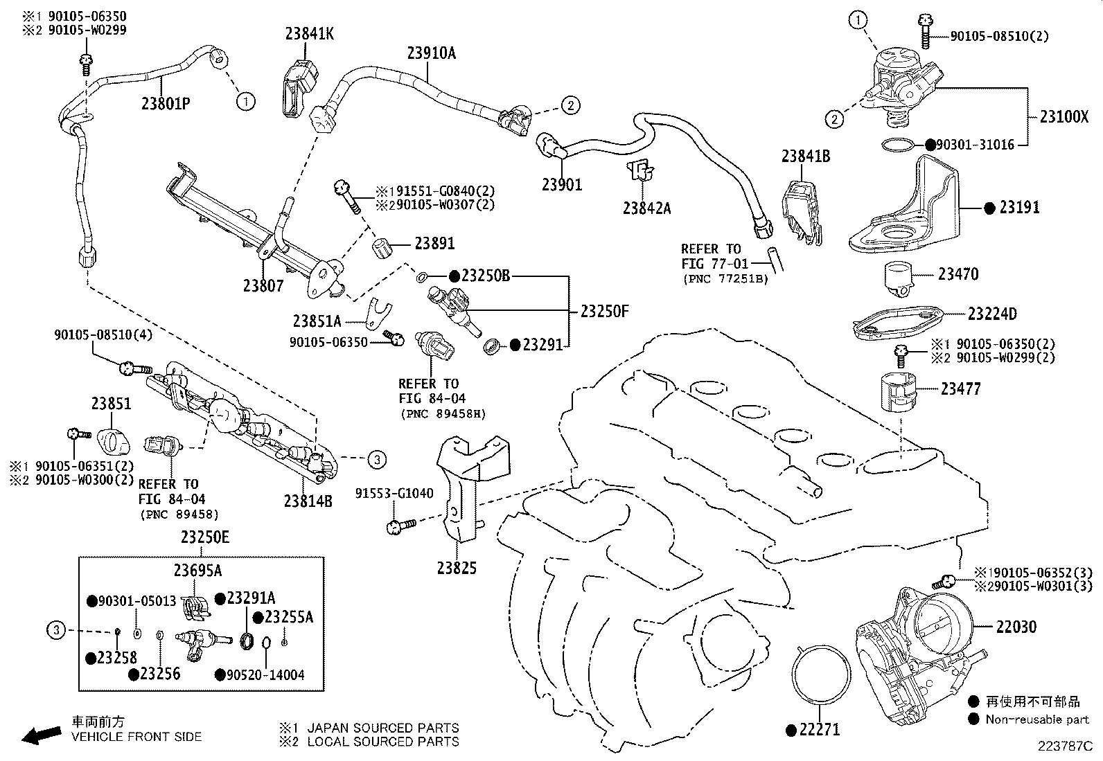 Toyota 22030-F2040 BODY ASSY, THROTTLE W/MOTOR