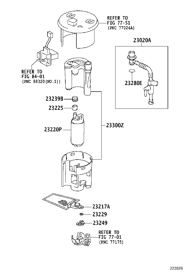 23209-28040 INJECTOR ASSY, FUEL product image