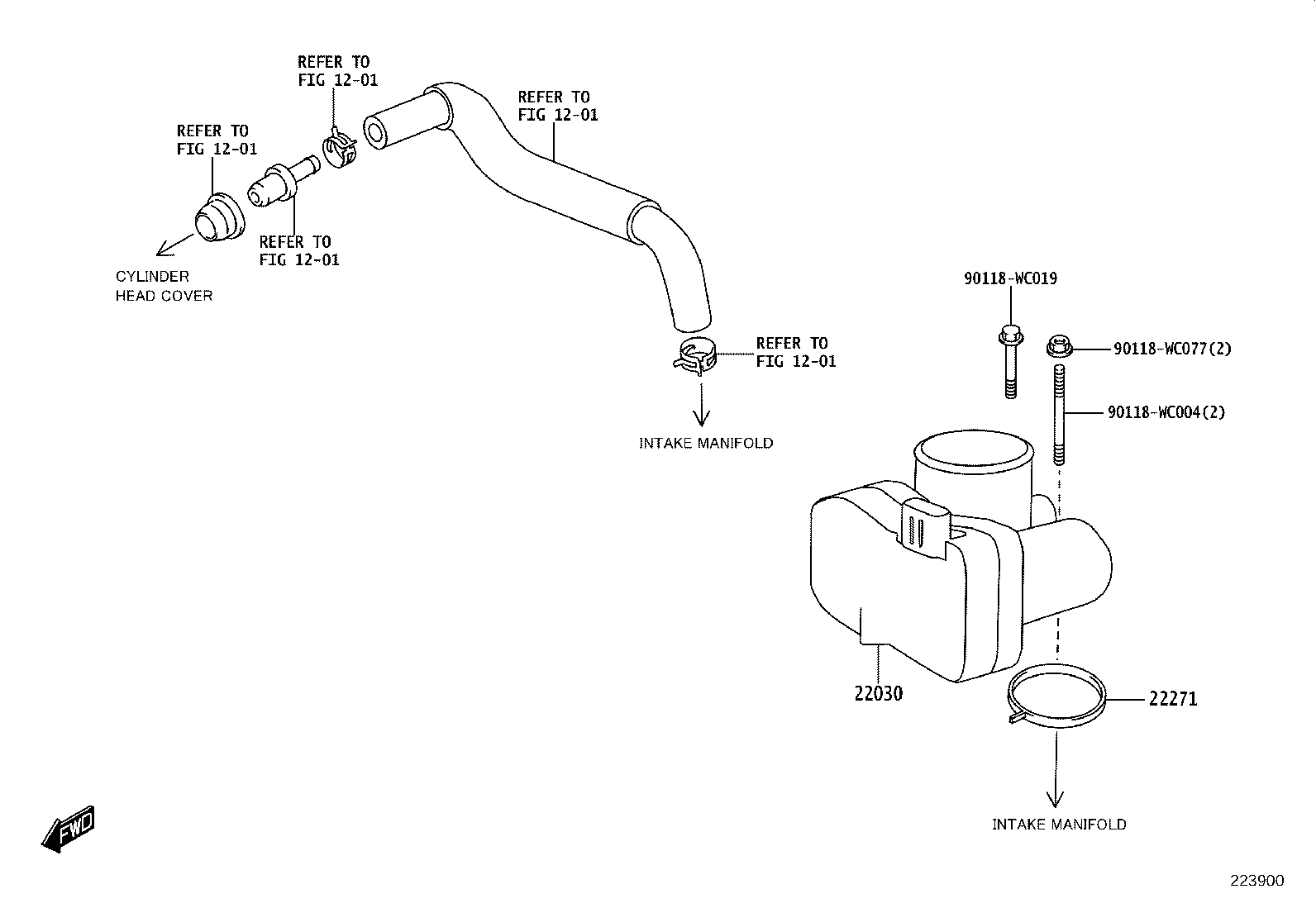 23901-WC004 HOSE, FUEL product image