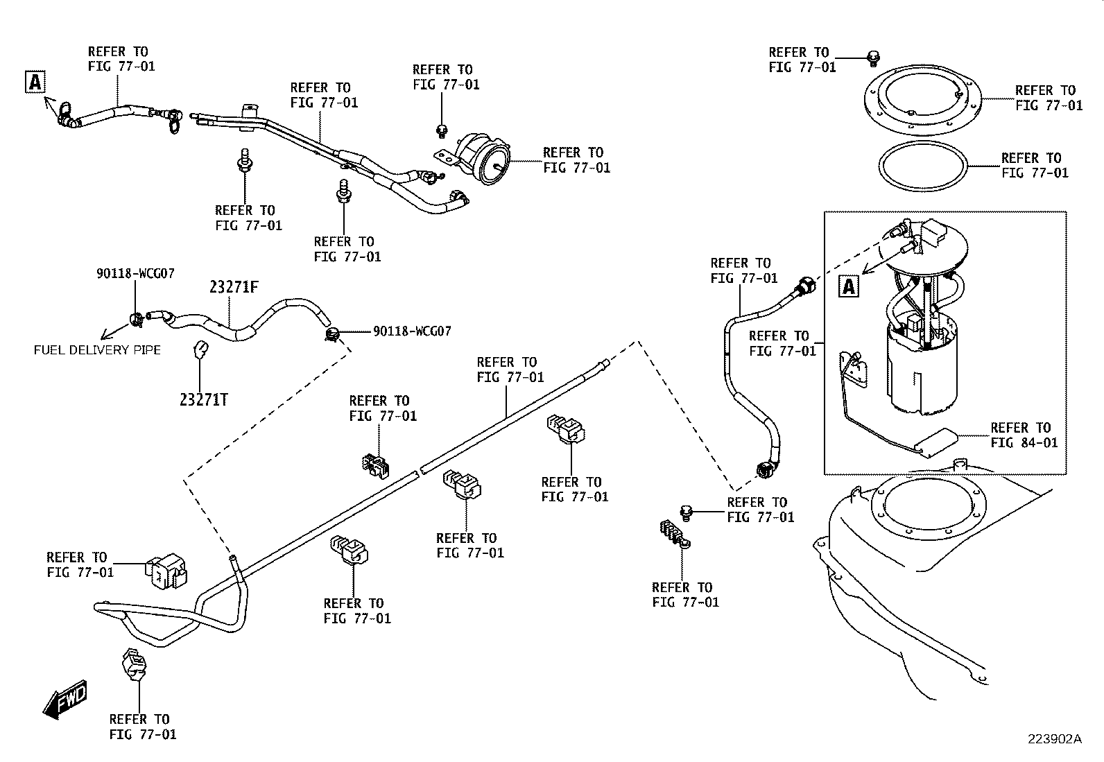 23901-WC004 HOSE, FUEL product image