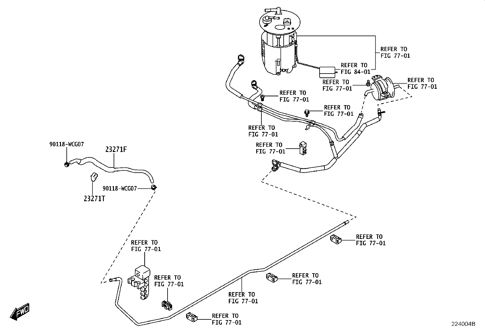 23901-WC005 HOSE, FUEL product image