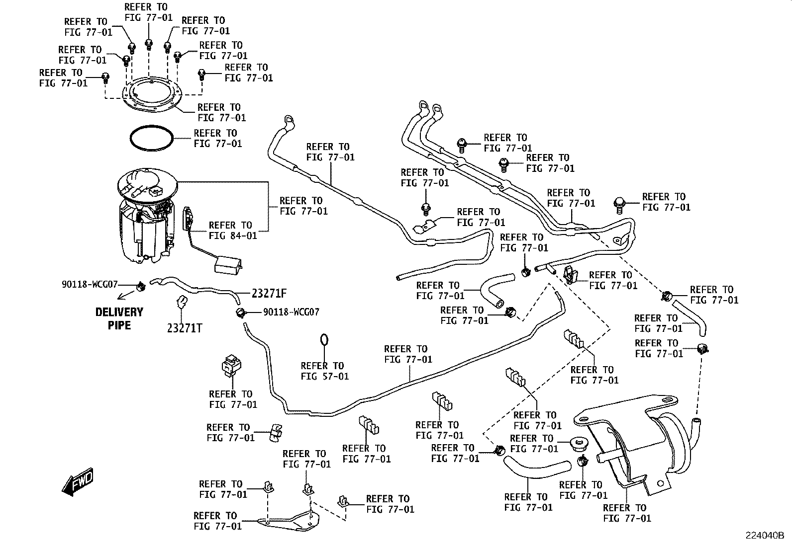 23901-WC008 HOSE, FUEL product image
