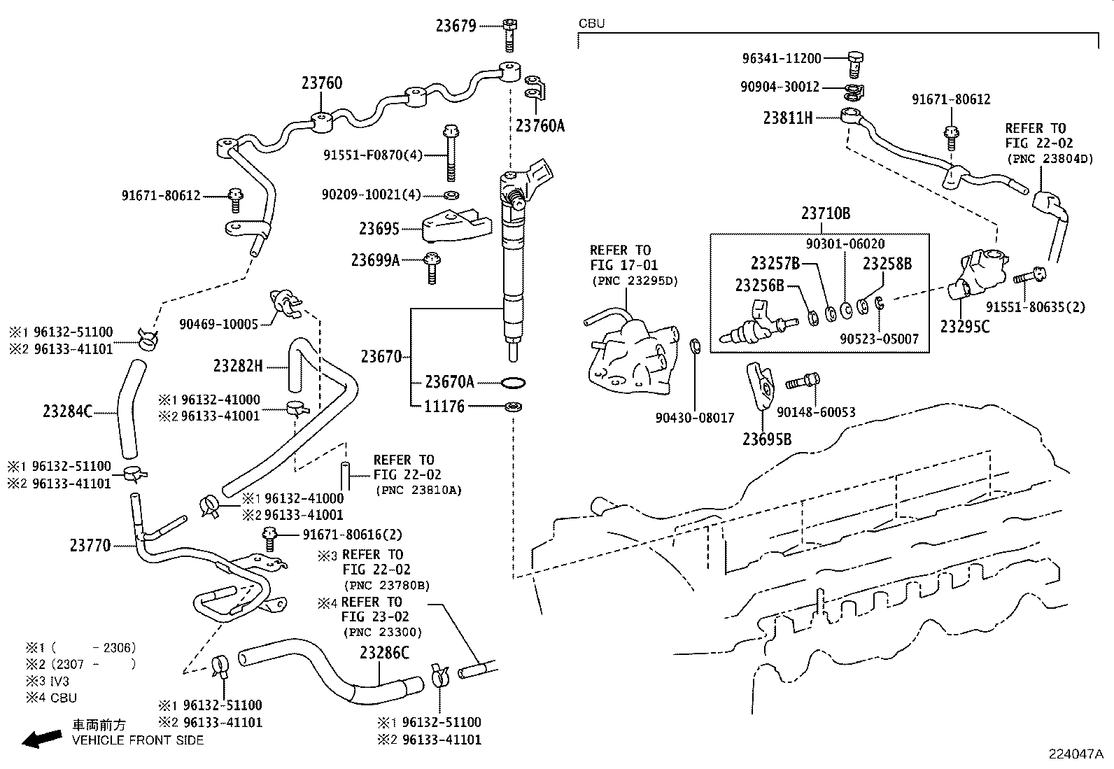 23282-11030 HOSE, FUEL, NO.4 product image