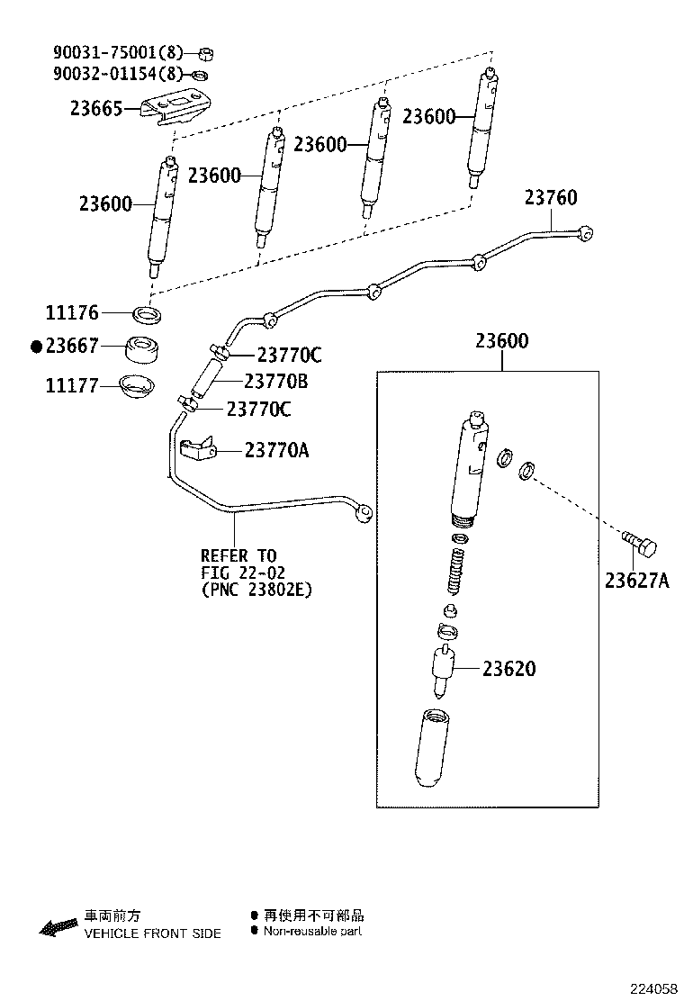 90035-64040 SEAT, INJECTION NOZZLE product image