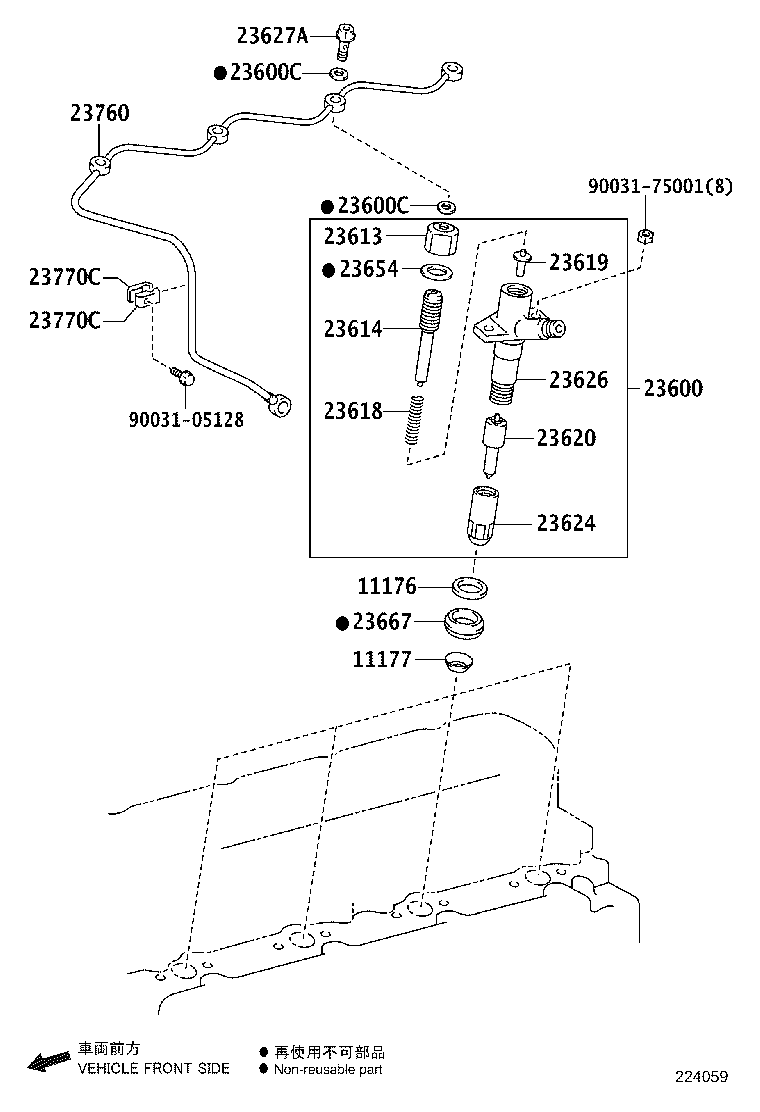 90035-64040 SEAT, INJECTION NOZZLE product image