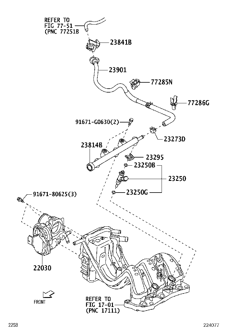 22030-B2070 BODY ASSY, THROTTLE W/MOTOR product image