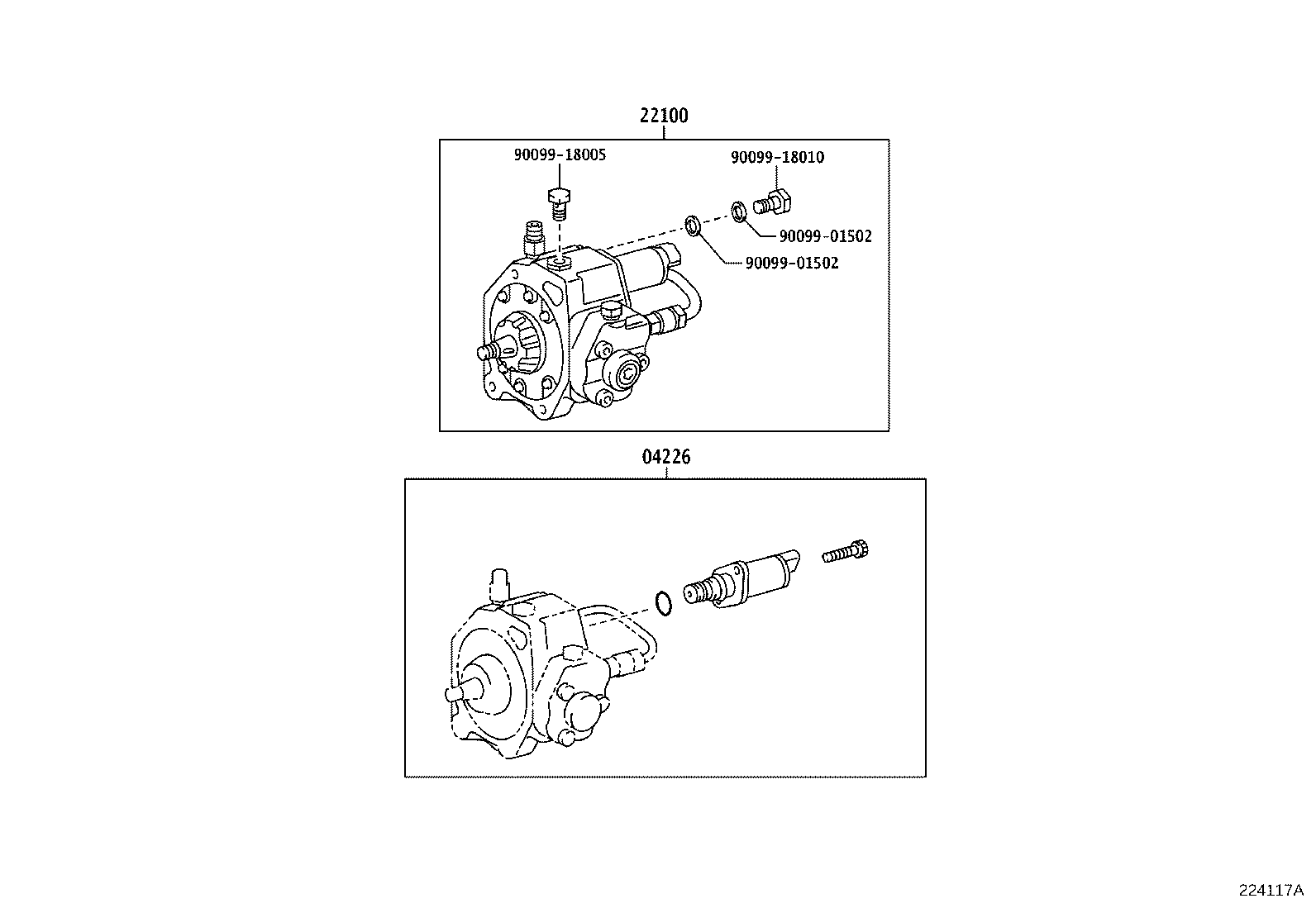 90033-01063 RING, O(FOR INJECTION PUMP) product image