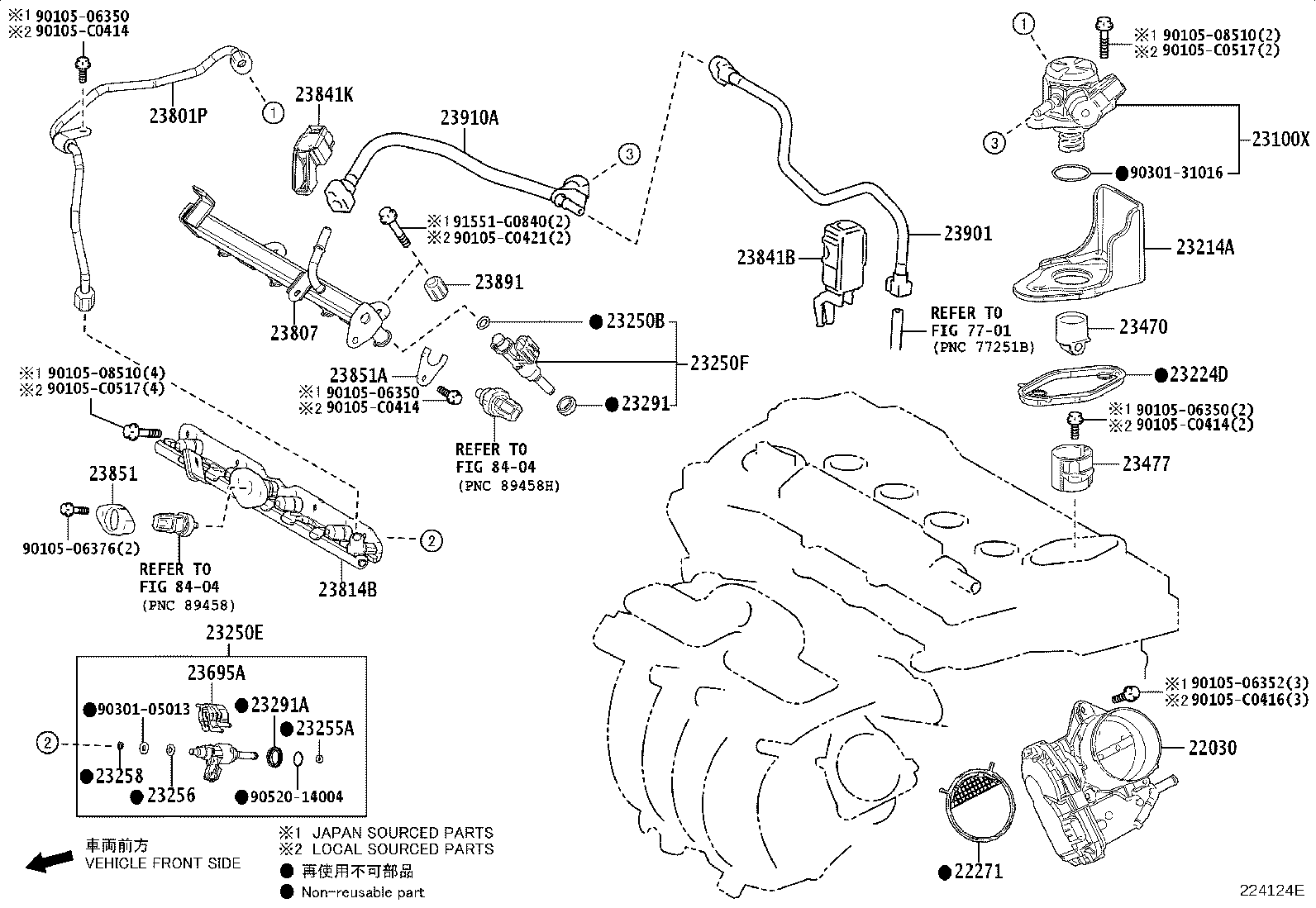 23901-F0220 TUBE SUB-ASSY, FUEL product image
