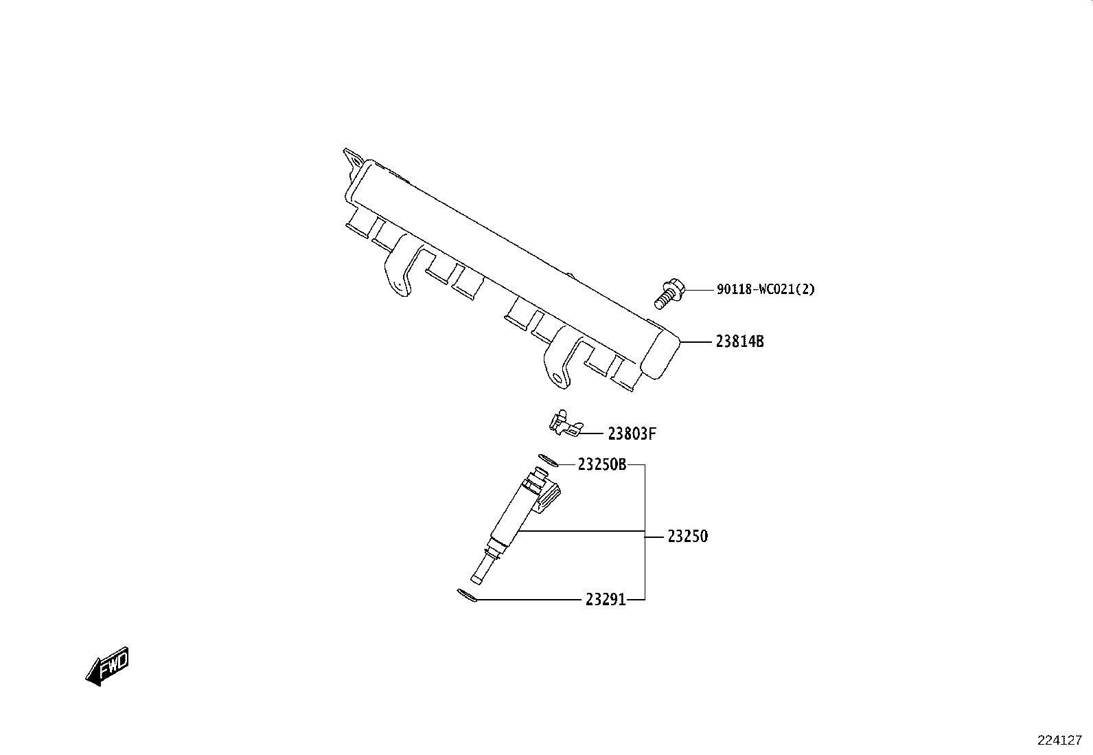 23209-WC007 INJECTOR ASSY, FUEL product image