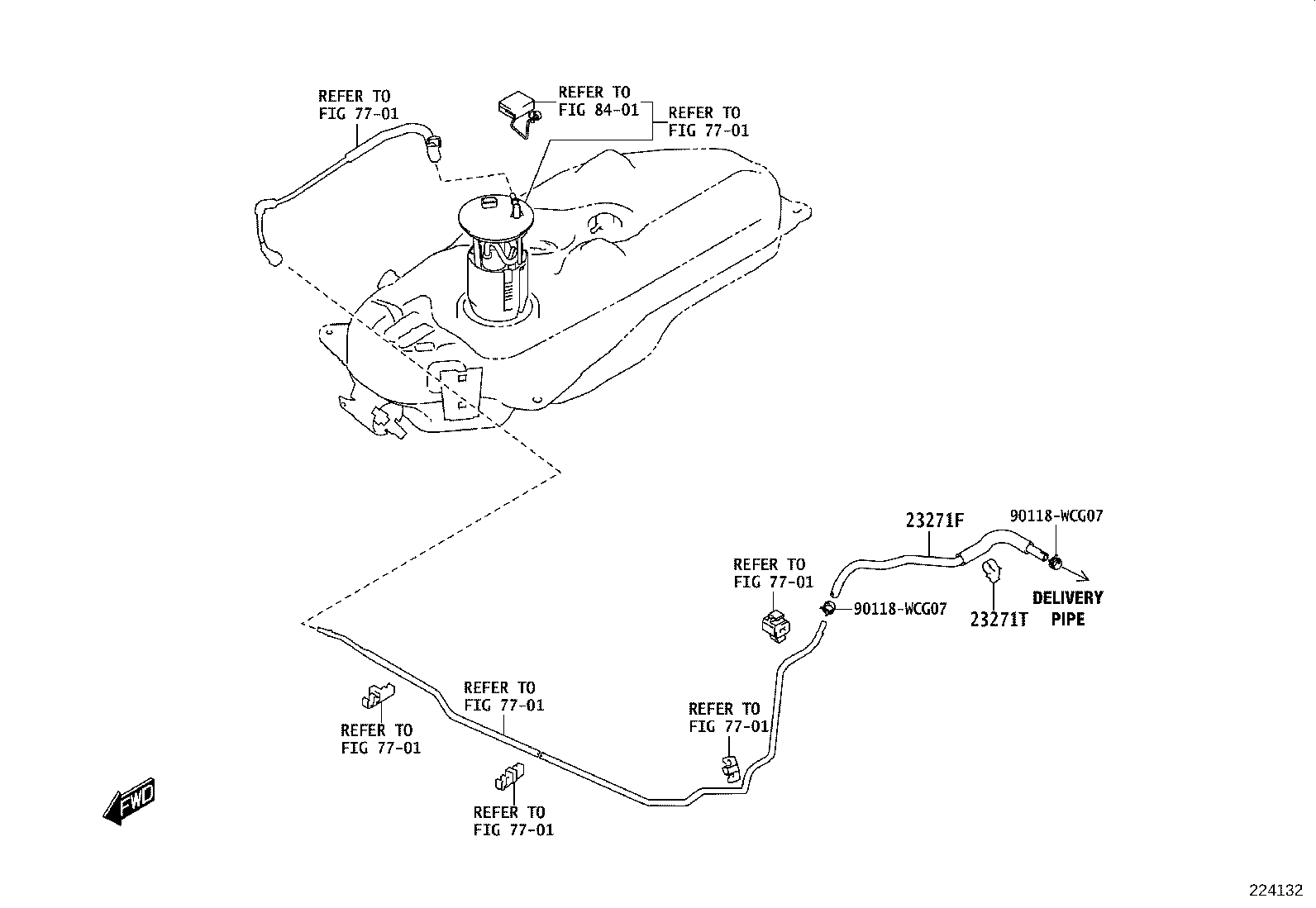 23209-WC010 INJECTOR ASSY, FUEL product image