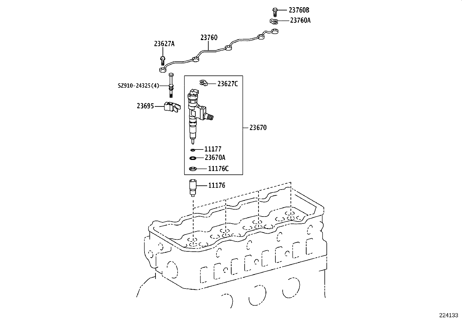 90035-64040 SEAT, INJECTION NOZZLE product image