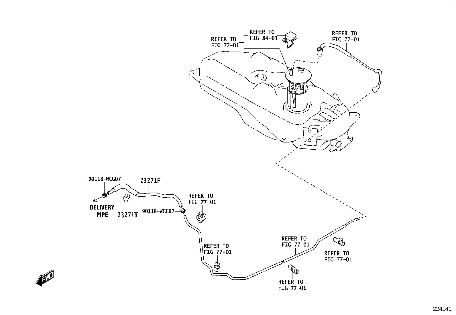 23209-WC010 INJECTOR ASSY, FUEL product image