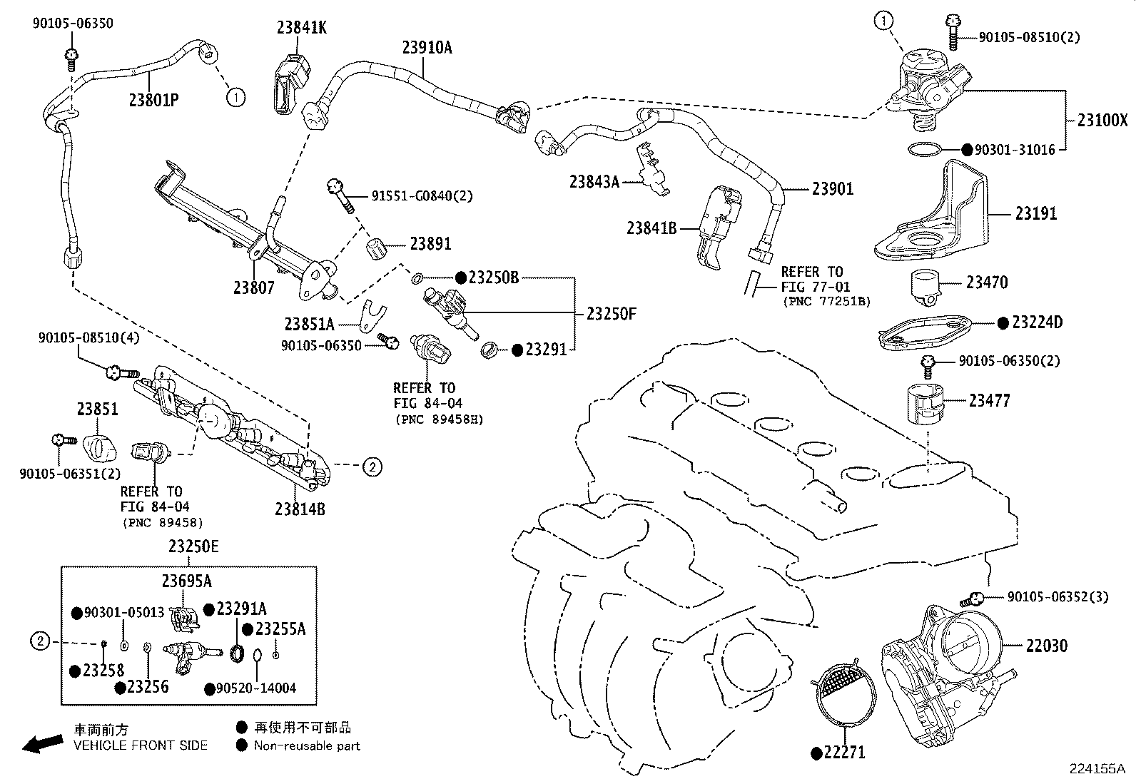 22030-0T060 BODY ASSY, THROTTLE W/MOTOR product image