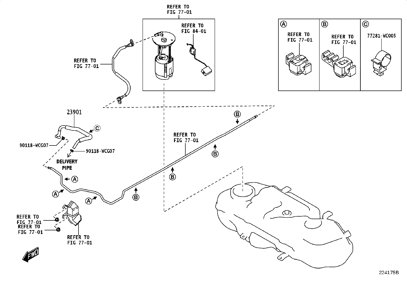 23209-WC009 INJECTOR ASSY, FUEL product image