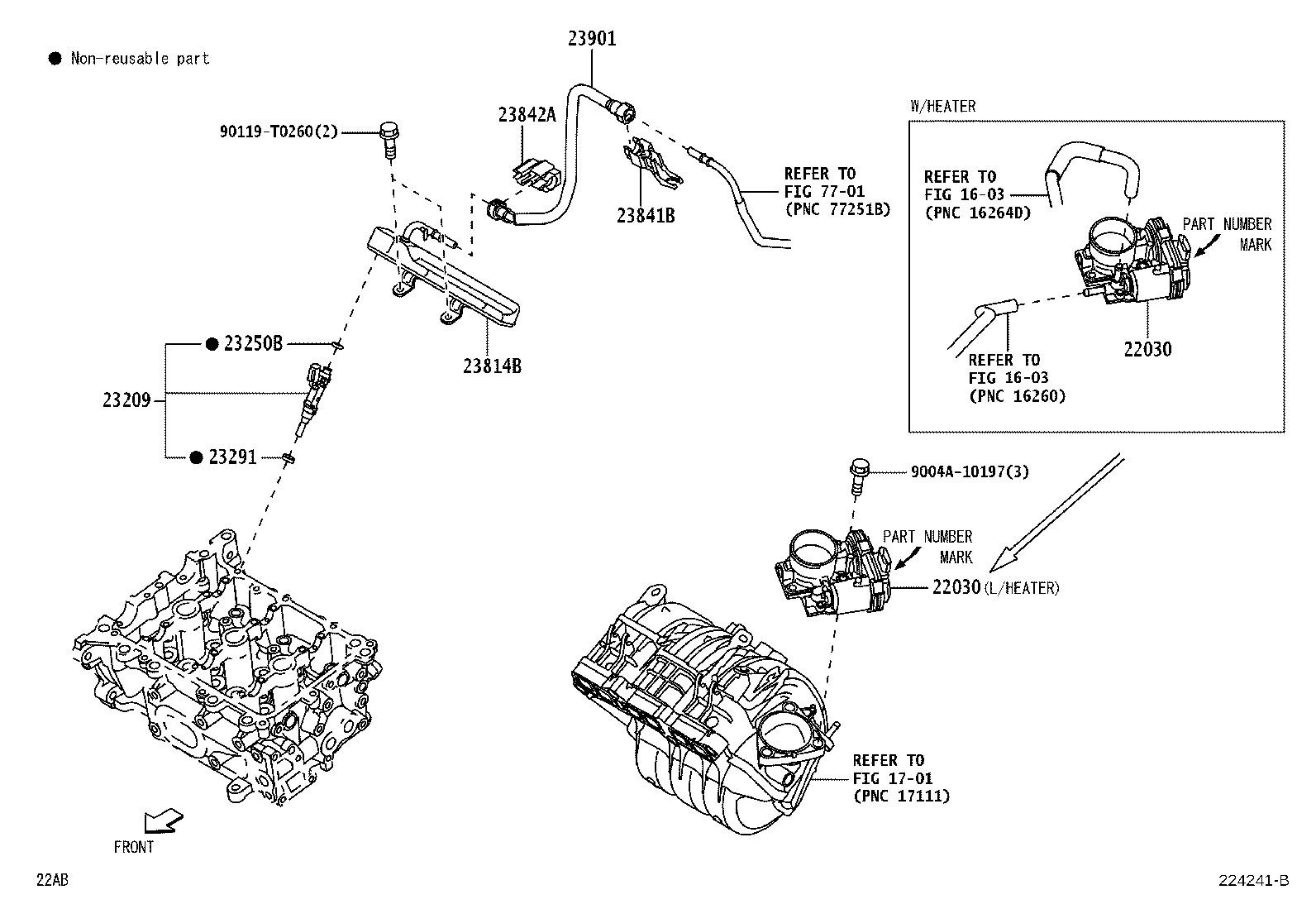 22030-BZ210 BODY ASSY, THROTTLE W/MOTOR product image