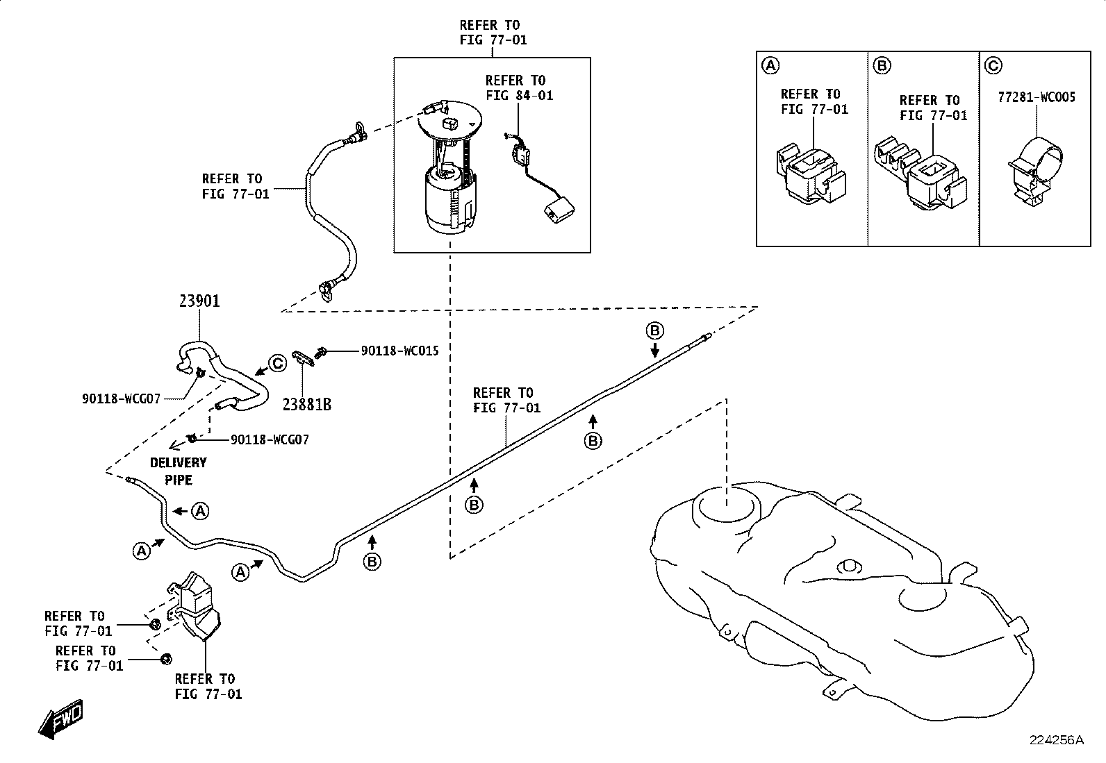 77281-WC023 CLAMP OR CLIP(FOR FUEL HOSE) product image