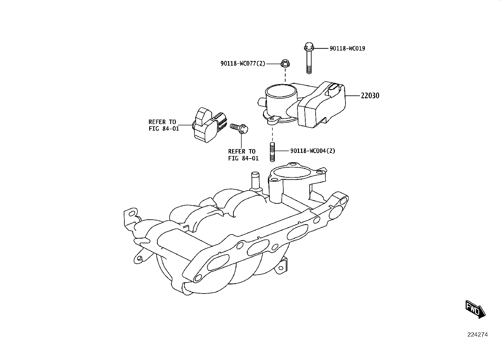 23209-WC006 INJECTOR ASSY, FUEL product image