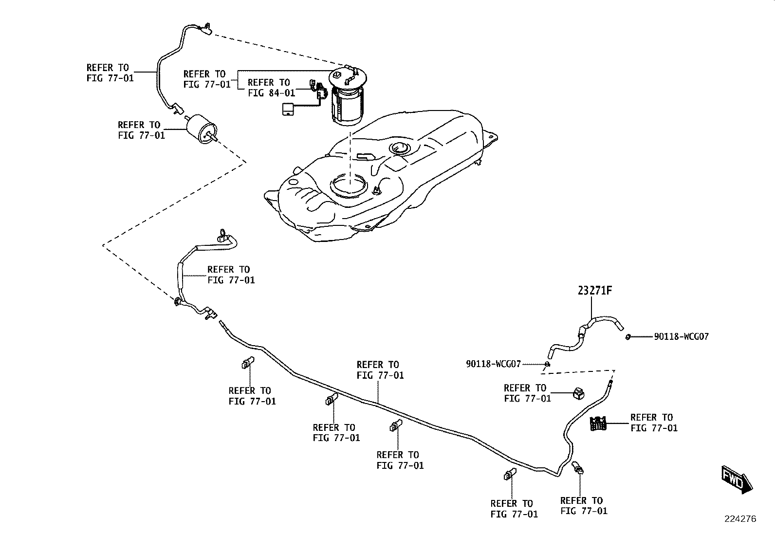 23209-WC006 INJECTOR ASSY, FUEL product image