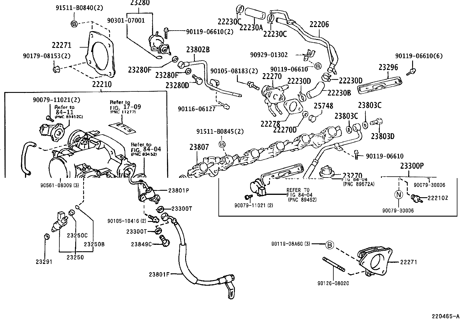 23209-46050 INJECTOR ASSY, FUEL product image