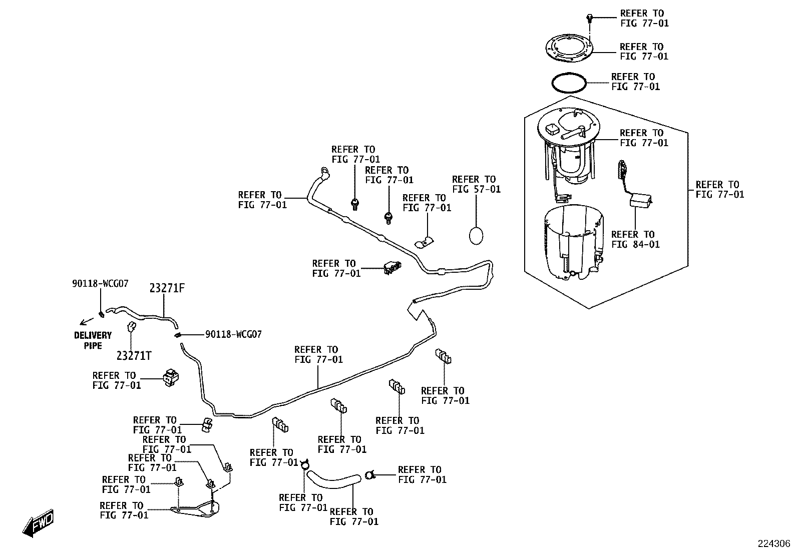 23901-WC022 HOSE, FUEL product image