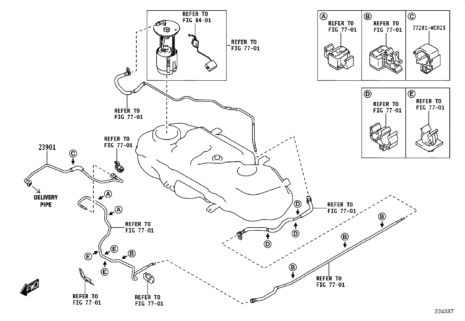 23209-WC009 INJECTOR ASSY, FUEL product image